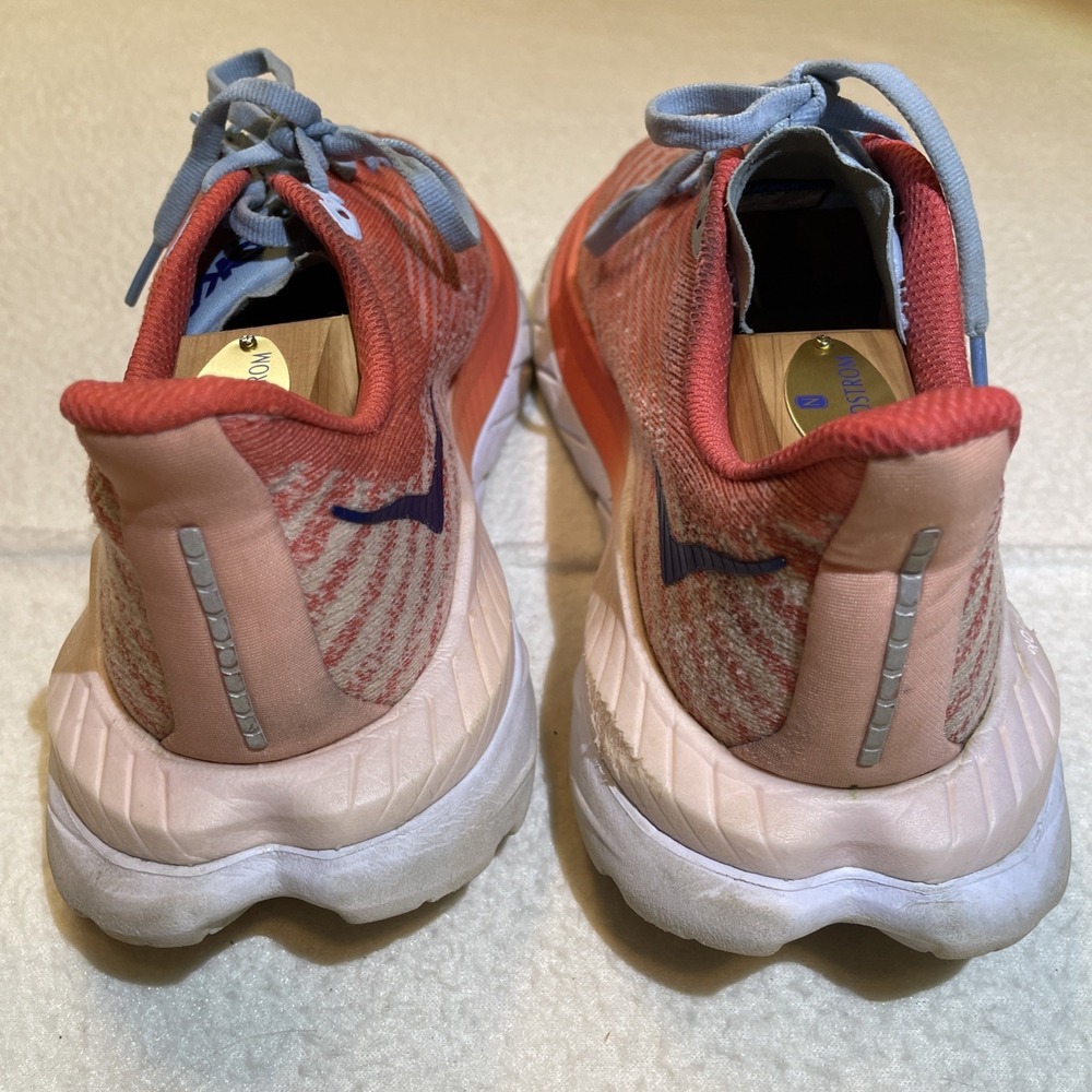 Hoka One One Mach 5 Shoes Women's Size 8.5B Orange Running Training‎ Comfort - Picture 7 of 10